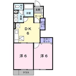 尾上の松駅 徒歩19分 1階の物件間取画像